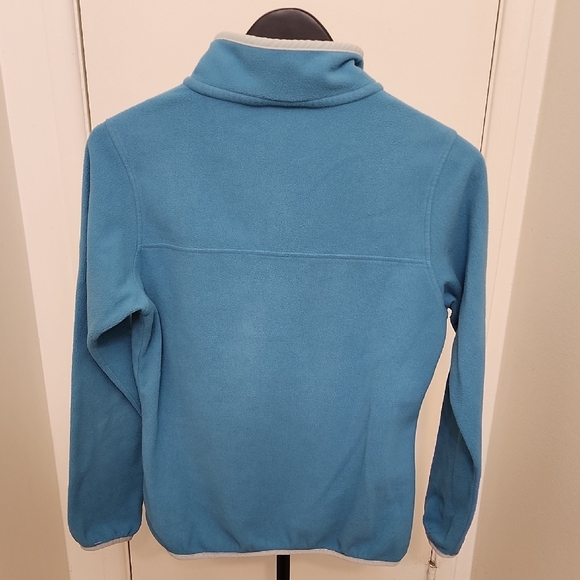 Patagonia Teal Fleece Snap-T Pullover Lightweight Synchilla - Picture 5 of 6
